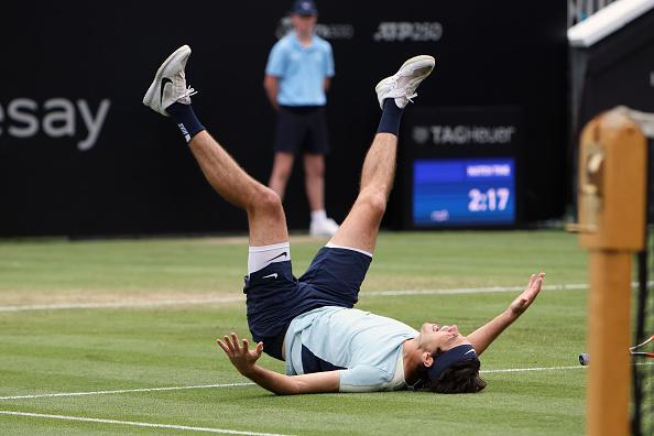 Action from a busy day of finals at Devonshire Park as Eastbourne's 2022 Rthesay International ends / Pictures: Charlie Crowhurst and Mike Hewitt for Getty/LTA