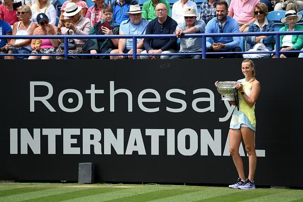 Action from a busy day of finals at Devonshire Park as Eastbourne's 2022 Rthesay International ends / Pictures: Charlie Crowhurst and Mike Hewitt for Getty/LTA