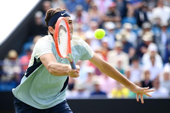 Action from a busy day of finals at Devonshire Park as Eastbourne's 2022 Rthesay International ends / Pictures: Charlie Crowhurst and Mike Hewitt for Getty/LTA
