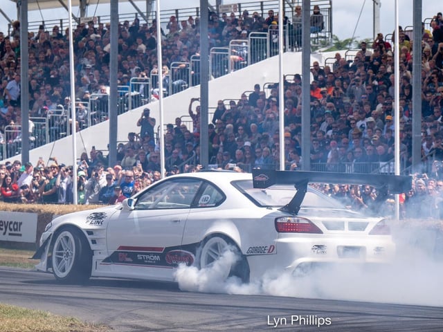 Action from the final day of the Goodwood Festival of Speed / Picture: Lyn Phillips