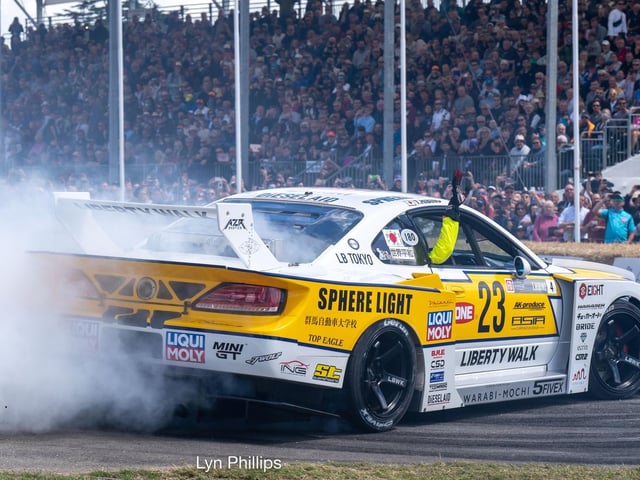Action from the final day of the Goodwood Festival of Speed / Picture: Lyn Phillips