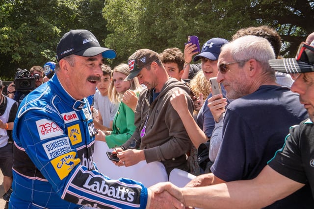 Action from the final day of the Goodwood Festival of Speed / Picture: Lyn Phillips