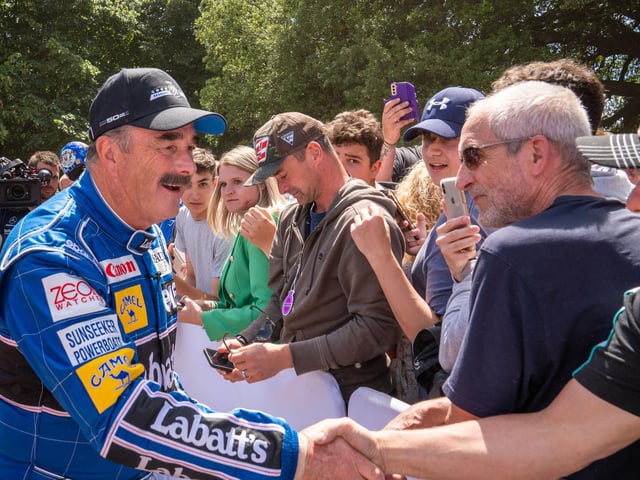 Action from the final day of the Goodwood Festival of Speed / Picture: Lyn Phillips