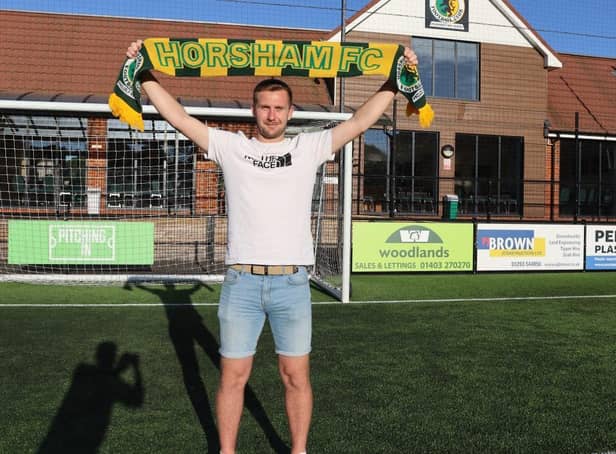 Jack Mazzone is a Hornet / Picture: Horsham FC