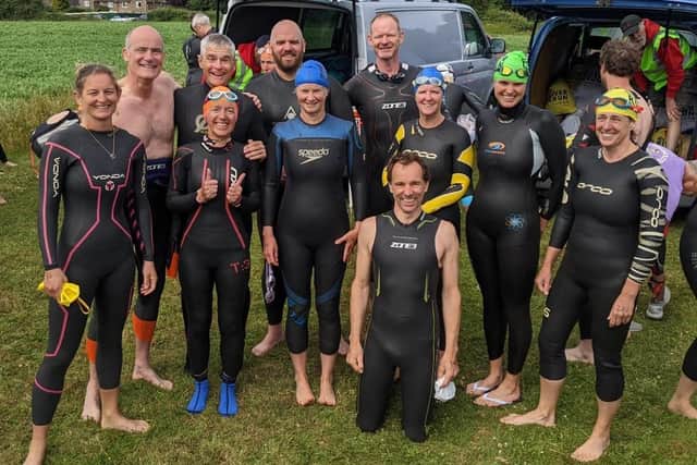 MSTC members out for the River Arun swim