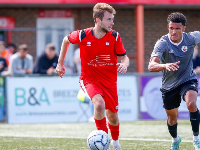 Action from the Eastbourne Borough-Crawley Town pre-season friendly at Priory Lane, which Town won 1-0 / Pictures: Lydia and Nick Redman