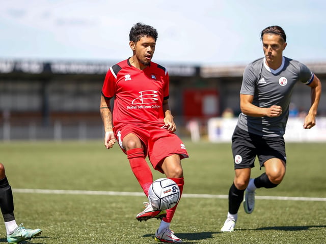 Action from the Eastbourne Borough-Crawley Town pre-season friendly at Priory Lane, which Town won 1-0 / Pictures: Lydia and Nick Redman