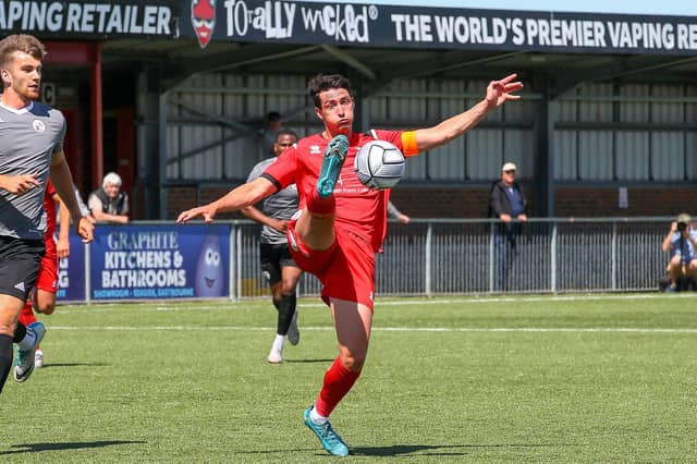 Action from the Eastbourne Borough-Crawley Town pre-season friendly at Priory Lane, which Town won 1-0 / Pictures: Lydia and Nick Redman