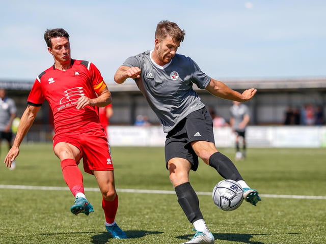 Action from the Eastbourne Borough-Crawley Town pre-season friendly at Priory Lane, which Town won 1-0 / Pictures: Lydia and Nick Redman