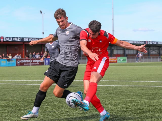 Action from the Eastbourne Borough-Crawley Town pre-season friendly at Priory Lane, which Town won 1-0 / Pictures: Lydia and Nick Redman