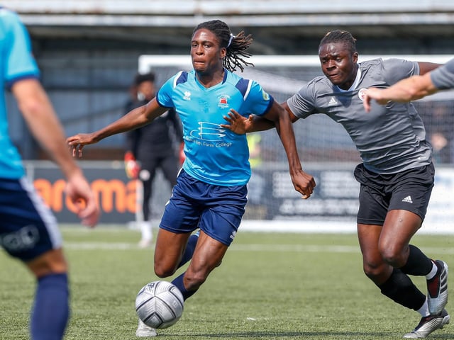 Action from the Eastbourne Borough-Crawley Town pre-season friendly at Priory Lane, which Town won 1-0 / Pictures: Lydia and Nick Redman