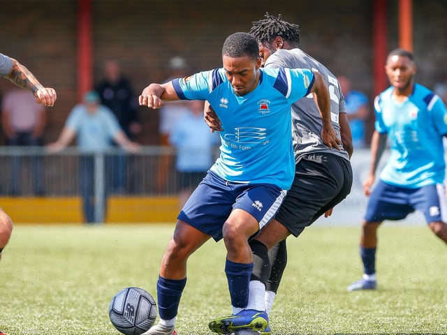 Action from the Eastbourne Borough-Crawley Town pre-season friendly at Priory Lane, which Town won 1-0 / Pictures: Lydia and Nick Redman