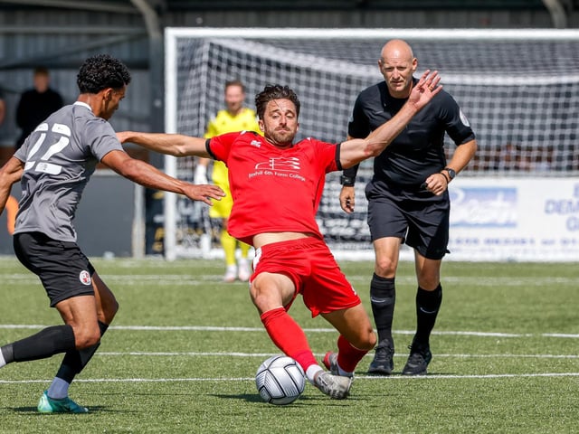Action from the Eastbourne Borough-Crawley Town pre-season friendly at Priory Lane, which Town won 1-0 / Pictures: Lydia and Nick Redman
