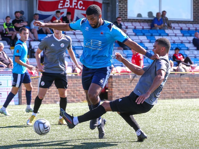 Action from the Eastbourne Borough-Crawley Town pre-season friendly at Priory Lane, which Town won 1-0 / Pictures: Lydia and Nick Redman