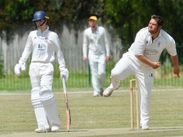 Action from Littlehampton's eight-wicket win at Worthing in division three west of the Sussex League / Pictures: Stephen Goodger