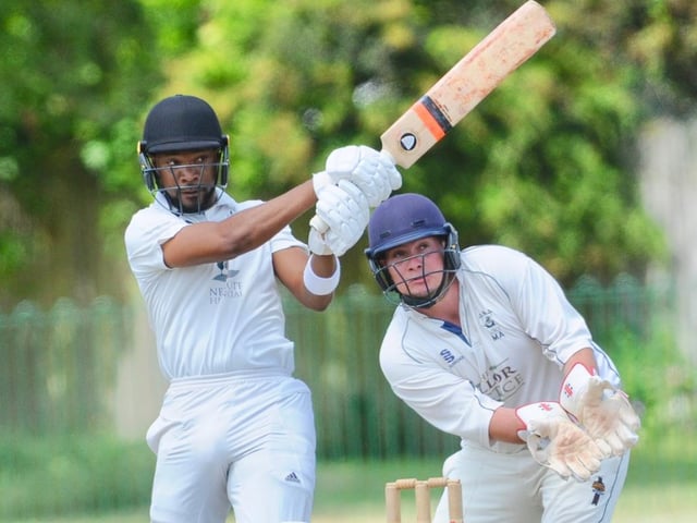 Action from Littlehampton's eight-wicket win at Worthing in division three west of the Sussex League / Pictures: Stephen Goodger