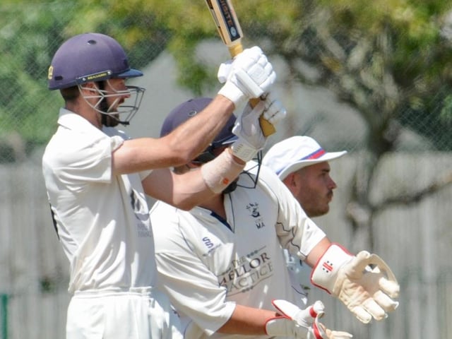 Action from Littlehampton's eight-wicket win at Worthing in division three west of the Sussex League / Pictures: Stephen Goodger