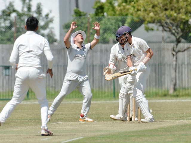 Action from Littlehampton's eight-wicket win at Worthing in division three west of the Sussex League / Pictures: Stephen Goodger