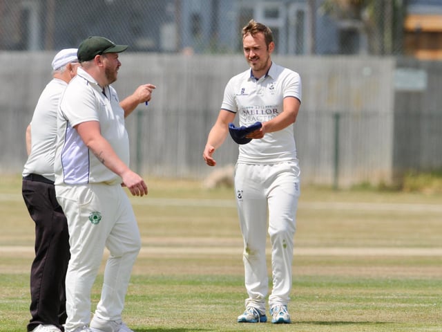 Action from Littlehampton's eight-wicket win at Worthing in division three west of the Sussex League / Pictures: Stephen Goodger