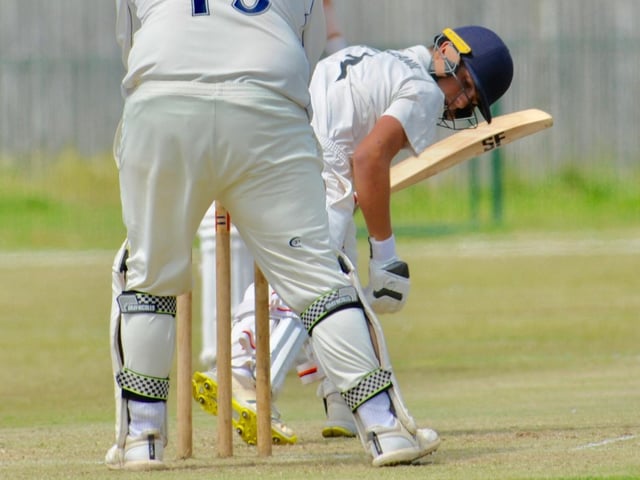 Action from Littlehampton's eight-wicket win at Worthing in division three west of the Sussex League / Pictures: Stephen Goodger