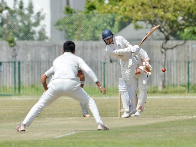 Action from Littlehampton's eight-wicket win at Worthing in division three west of the Sussex League / Pictures: Stephen Goodger
