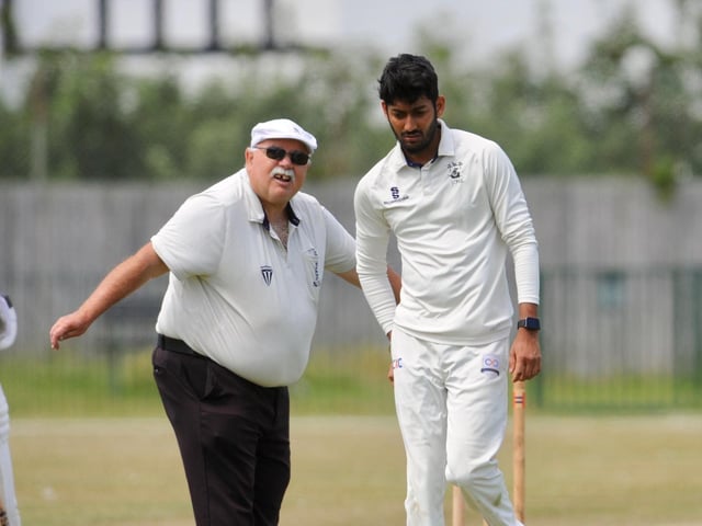 Action from Littlehampton's eight-wicket win at Worthing in division three west of the Sussex League / Pictures: Stephen Goodger