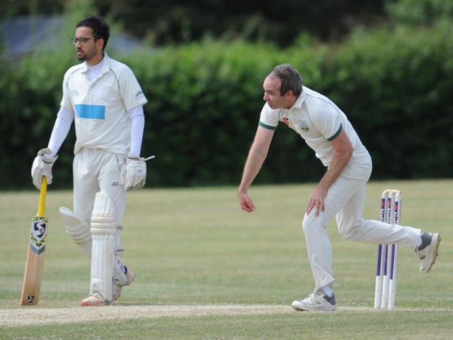 Action from Brighton and Hove III's 31-run victory at Southwick CC / Pictures: Stephen Goodger