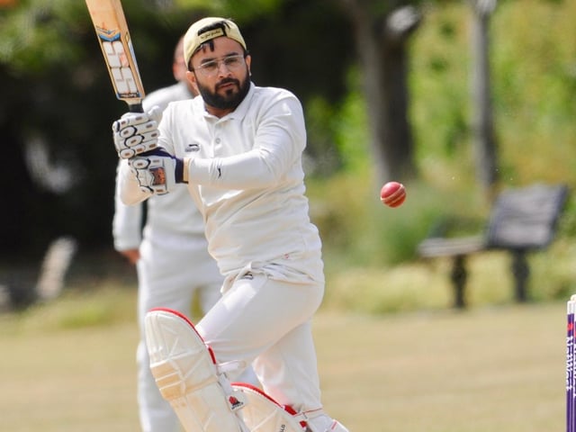 Action from Brighton and Hove III's 31-run victory at Southwick CC / Pictures: Stephen Goodger