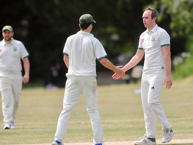Action from Brighton and Hove III's 31-run victory at Southwick CC / Pictures: Stephen Goodger