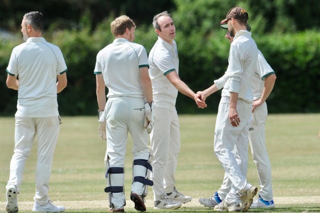Action from Brighton and Hove III's 31-run victory at Southwick CC / Pictures: Stephen Goodger