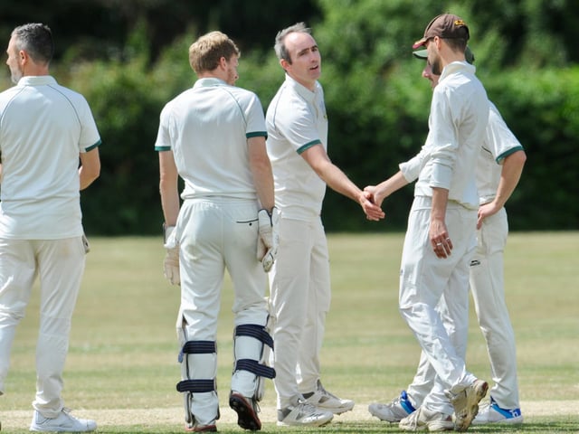 Action from Brighton and Hove III's 31-run victory at Southwick CC / Pictures: Stephen Goodger