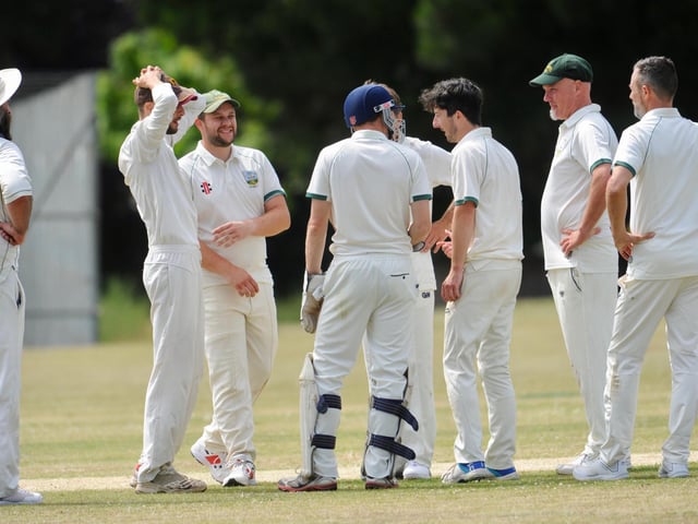 Action from Brighton and Hove III's 31-run victory at Southwick CC / Pictures: Stephen Goodger