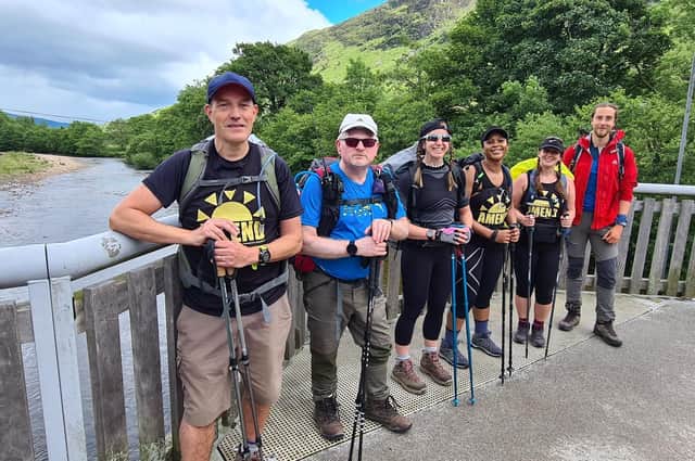 Burgess Hill Runners during their Three Peaks Challenge