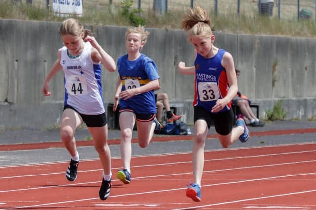 Action from the Youth Development League fixture hosted by Hastings AC / Pictures: Bob Beaney
