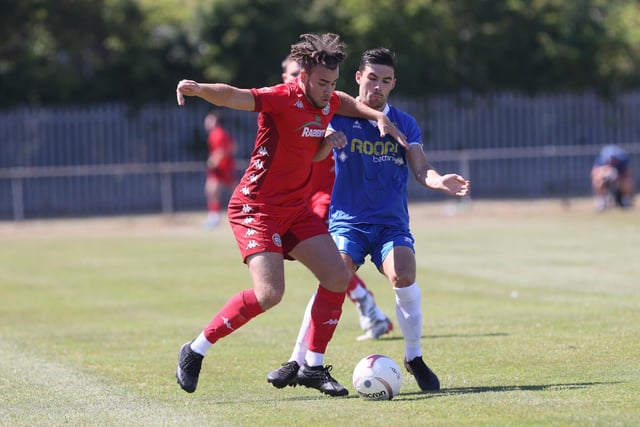 Action from the 1-1 draw between Selsey and Worthing in the Dave Kew Memorial tournament at the High Street Ground / Pictures: Chris Hatton and Mike Gunn