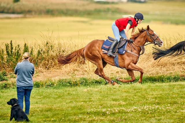 Olivia Kimber training for the Magnolia Cup / Picture: Dominic James for Goodwood Racecourse