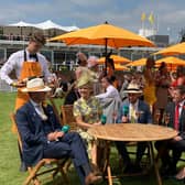 Some of the ITV Racing team at Goodwood