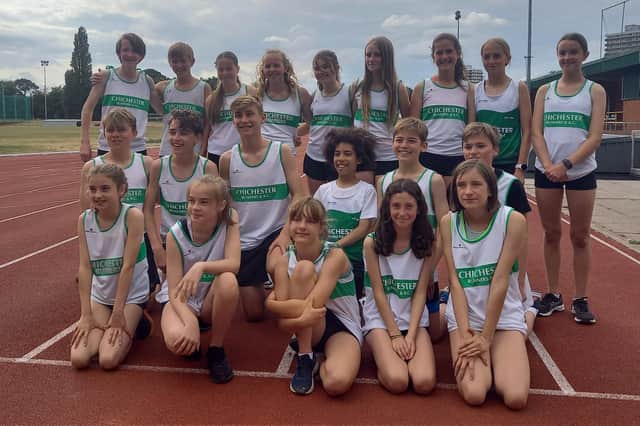 The Chi Runners juniors at Kingston / Picture: George Dunne