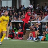 Eastbourne Borough v AFC Wimbledon in action last weekend / Picture: Andy Pelling