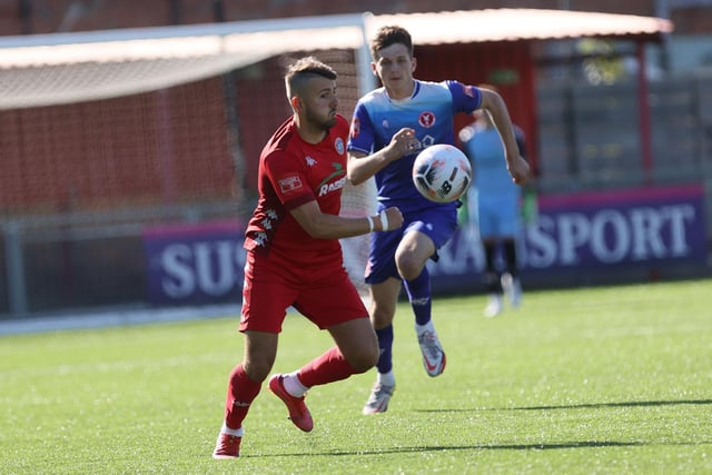 Worthing took on Winchester City and Whitehawk in a three-way afternoon of 60-minute matches / Pictures: Mike Gunn