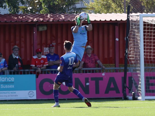 Worthing took on Winchester City and Whitehawk in a three-way afternoon of 60-minute matches / Pictures: Mike Gunn