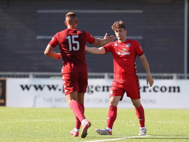 Worthing took on Winchester City and Whitehawk in a three-way afternoon of 60-minute matches / Pictures: Mike Gunn