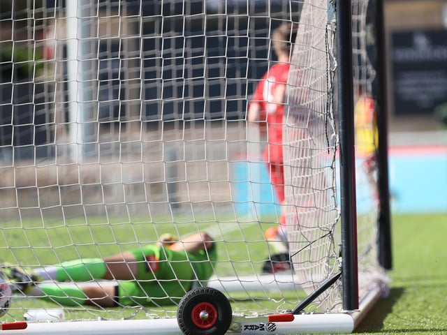 Worthing took on Winchester City and Whitehawk in a three-way afternoon of 60-minute matches / Pictures: Mike Gunn