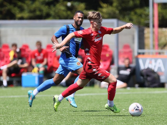 Worthing took on Winchester City and Whitehawk in a three-way afternoon of 60-minute matches / Pictures: Mike Gunn