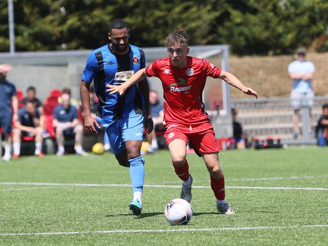Worthing took on Winchester City and Whitehawk in a three-way afternoon of 60-minute matches / Pictures: Mike Gunn