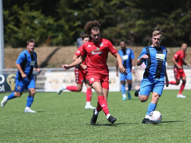 Worthing took on Winchester City and Whitehawk in a three-way afternoon of 60-minute matches / Pictures: Mike Gunn