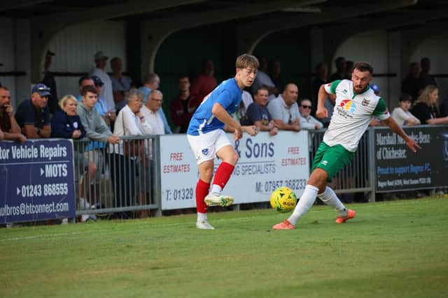 Pompey on the attack / Picture: Martin Denyer