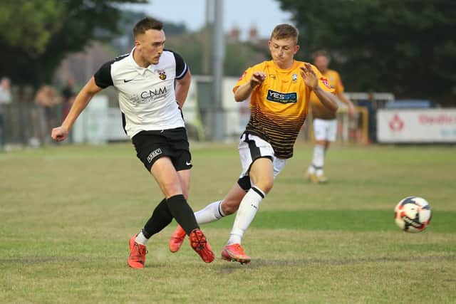 Pagham put the pressure on Littlehampton Town / Picture: Martin Denyer