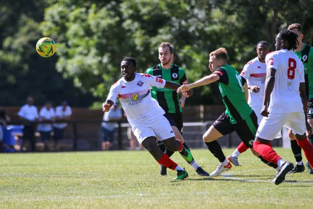 Lewes in pre-season action at Burgess Hill last Saturday / Picture: James Boyes