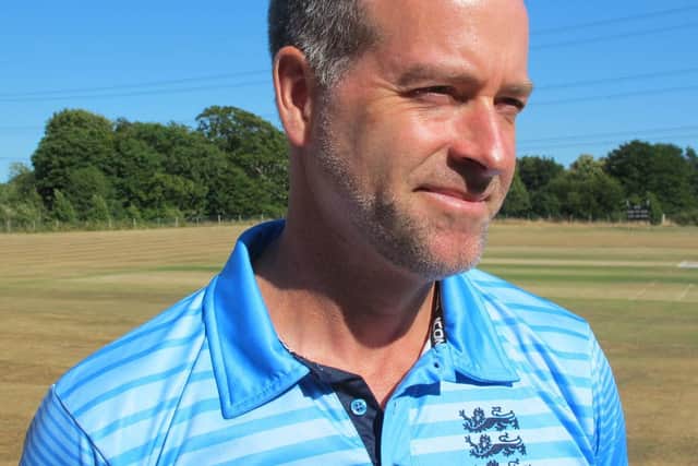 Martin Barry of Crowhurst Park - and now England over-50s